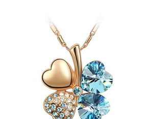 2011熱銷款XL 001水晶韓版幸福四葉草項鏈 價格、廠家與圖片全解析